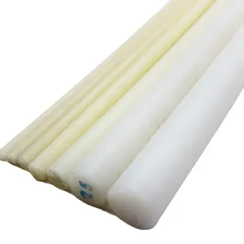 Нейлоновые стержни PA6 белого цвета диаметром 4 мм, 5 мм, 6 мм, 8 мм, 10 мм, 12 мм, 15 мм, 20 мм