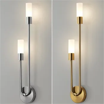 Современный U-образный светодиодный настенный светильник для гостиной, прикроватный светильник для спальни, Настенный светильник для украшения ванной комнаты