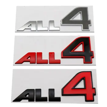 Наклейка ALL4 для BMW mini модифицированный кузов, оригинальный логотип, Универсальные аксессуары, значок на багажник с полным приводом, наклейка