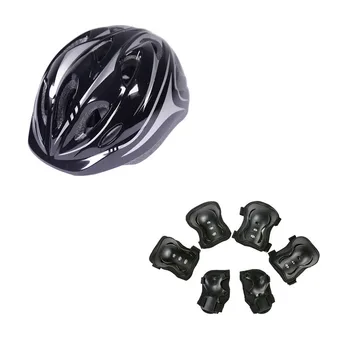 Детский велосипедный шлем, комплект защитного снаряжения для катания на роликовых коньках, Ультралегкий дышащий защитный шлем для скейтборда