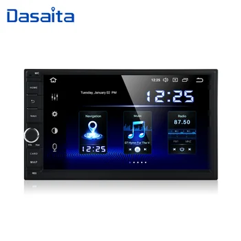 Dasaita 2 DIN Android 10,0 Авторадио 7 “Универсальный Автомобильный БЕЗ DVD-плеера GPS Стерео Аудио Головное Устройство Поддержка DAB DVR OBD