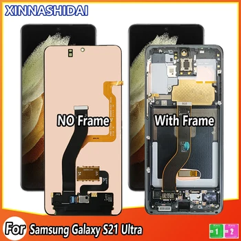 ОРИГИНАЛЬНЫЙ ЖК-дисплей G998F Для Samsung Galaxy S21 Ultra С Рамкой 6,8 