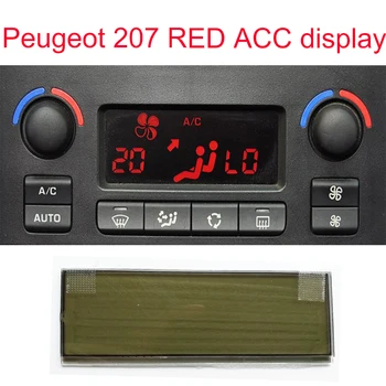 Экран автомобиля, кондиционер, Пиксельный ремонт, Информация о кондиционере, Информация об АКК мониторах Экран для Peugeot 207, красный светодиодный дисплей