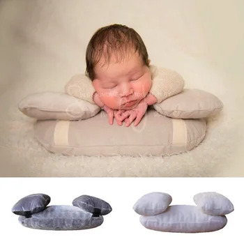 Реквизит для фотосъемки новорожденных, дизайн подушек, студийные аксессуары, набор подушек для лежания из трех частей