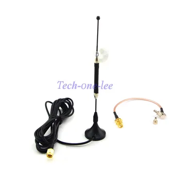 10dBi SMA Штекер 4G 696-960 МГц/1710-2690 МГц Антенна RG174 3 М + SMA Разъем для TS9 и CRC9 двумя способами Коаксиальный кабель RG316