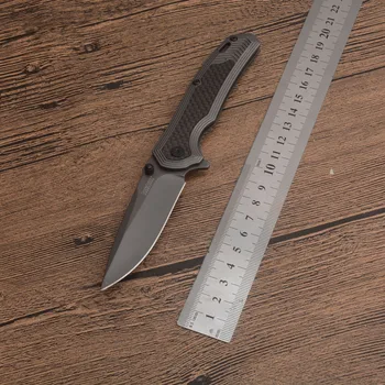 Kershaw 8310 Складной карманный нож для кемпинга на открытом воздухе с ручкой из углеродного волокна, Многофункциональные охотничьи Тактические ножи для выживания EDC Tools