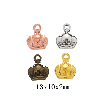 120шт корона Принадлежности для рукоделия Подвески-талисманы для самостоятельного изготовления ювелирных изделий Аксессуар 846