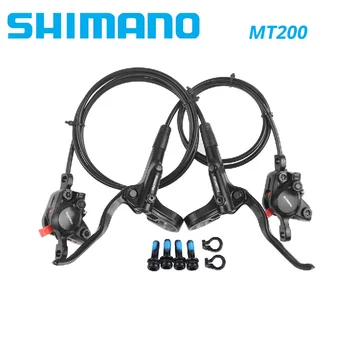 Комплект Гидравлических дисковых тормозов горного велосипеда Shimano MT200 MT201 M315 MTB Содержит Рычажный Ротор Тормозов MT200 RT56 RT54 RT26 RT30 HS1 G3