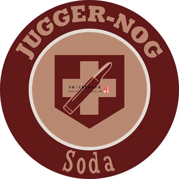 Виниловая наклейка Call of Duty Jugger-Nog Soda Zombie Perk с надписью COD, вырезанная штампом