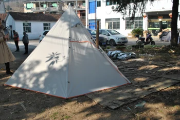 Палатка-печка для альпинизма на 8 человек, Всепогодная палатка TP, водонепроницаемая палатка-вигвам на 4 сезона
