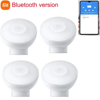 XIAOMI Mijia LED Night Light 2 Bluetooth Smart Ночник с магнитным Притяжением, Регулируемый на 360 градусов инфракрасный Датчик движения тела