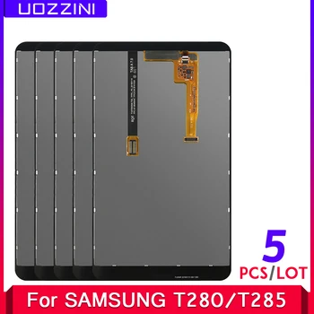 5 Шт. Новый ЖК-дисплей для Samsung Galaxy Tab A SM-T280 SM-T285 SMT280 SMT285 T280 T285 Замена ЖК-дисплея и сенсорного экрана для T280