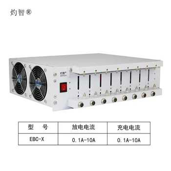 EBC-X 8-канальный аккумуляторный субконденсатор, тройной железо-литиевый тестер емкости батареи 18650, цикл 10A