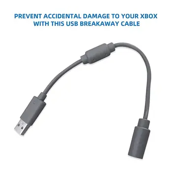 Сменный разъемный кабель-адаптер USB для Xbox 360, удлинитель кабеля проводного контроллера, конвертер для ПК с любой компьютерной игрой