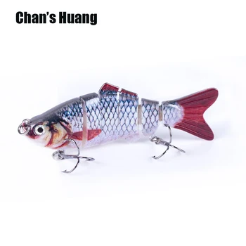 Chan's Huang 10 см 16,5 г Шарнирная Приманка Для плавания Жесткие Искусственные Приманки Гремучие Шарики Шумные Воблеры Тонущие Приманки Для Рыбалки На воде Приманка