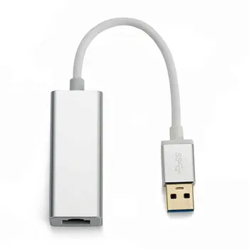 Сетевой адаптер Ethernet от USB 3.0 до RJ45 10/100/1000 Мбит/с для ТВ-приставки, ноутбука, настольного компьютера Macbook Surface